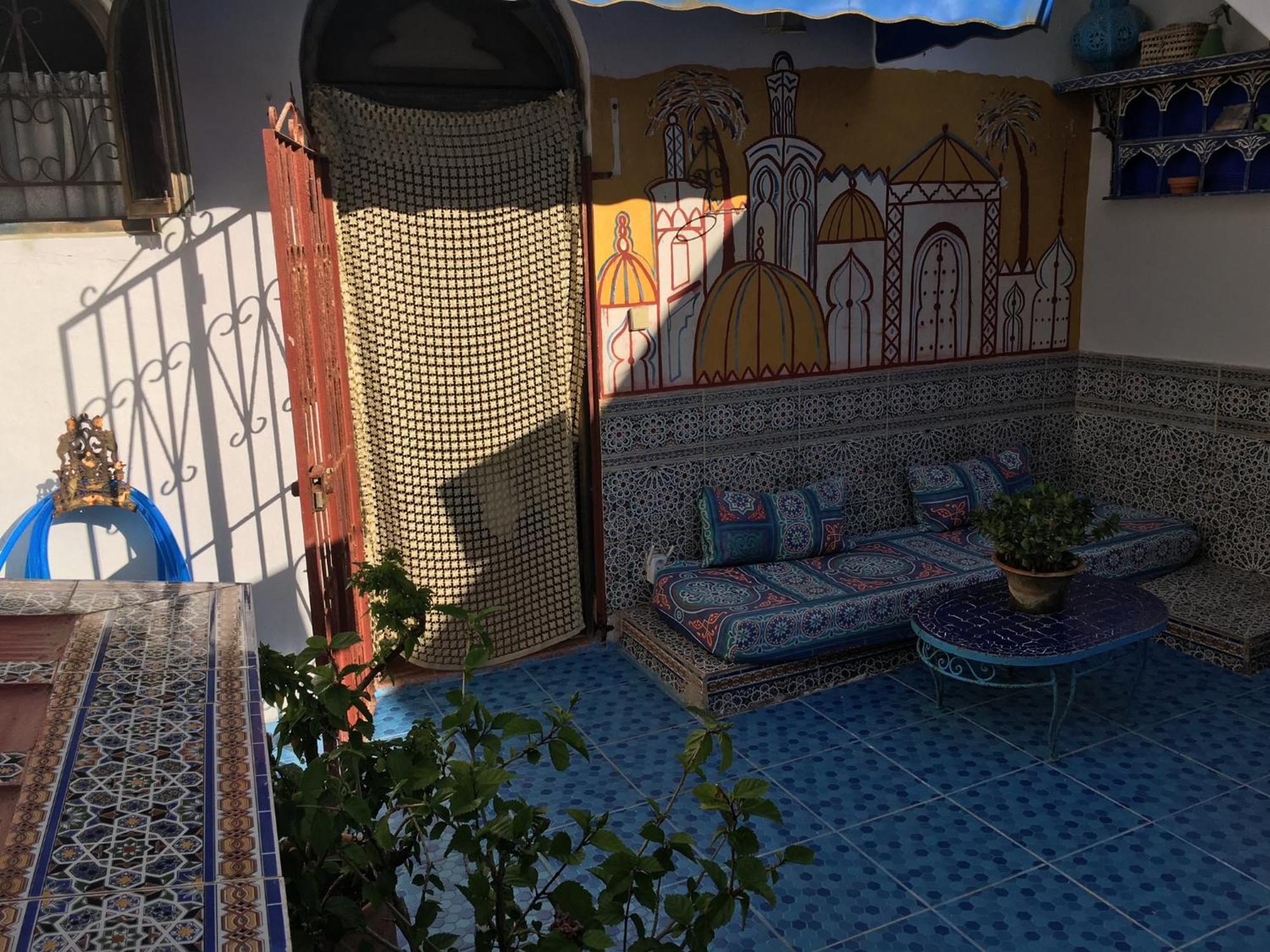 Hathor ,Casa Marroqui Con Dos Terrazas En La Medina Antigua , Ideal Parejas!! Wifi!! Асіла Екстер'єр фото