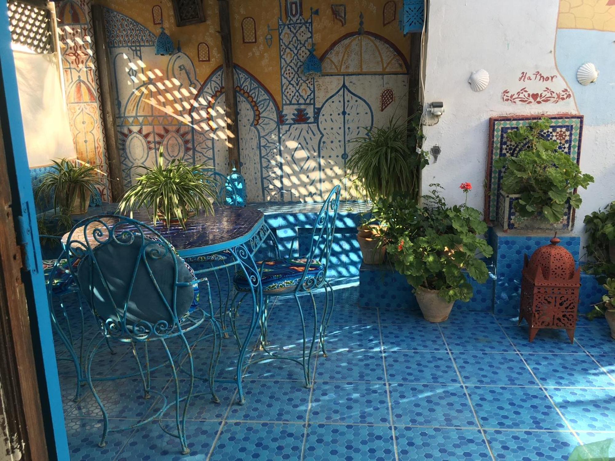 Hathor ,Casa Marroqui Con Dos Terrazas En La Medina Antigua , Ideal Parejas!! Wifi!! Асіла Екстер'єр фото